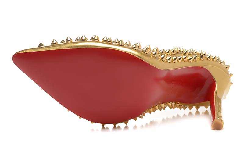 christian louboutin 12cm cuir dore enrichi (1)